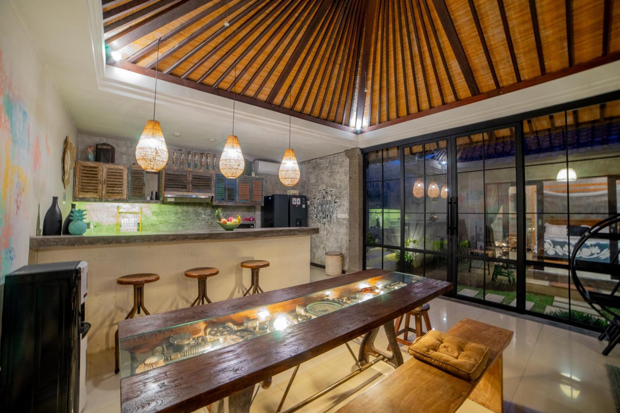 Villa Elysium Fields - Rustic Meets Industrial Chic Design Canggu Exterior foto