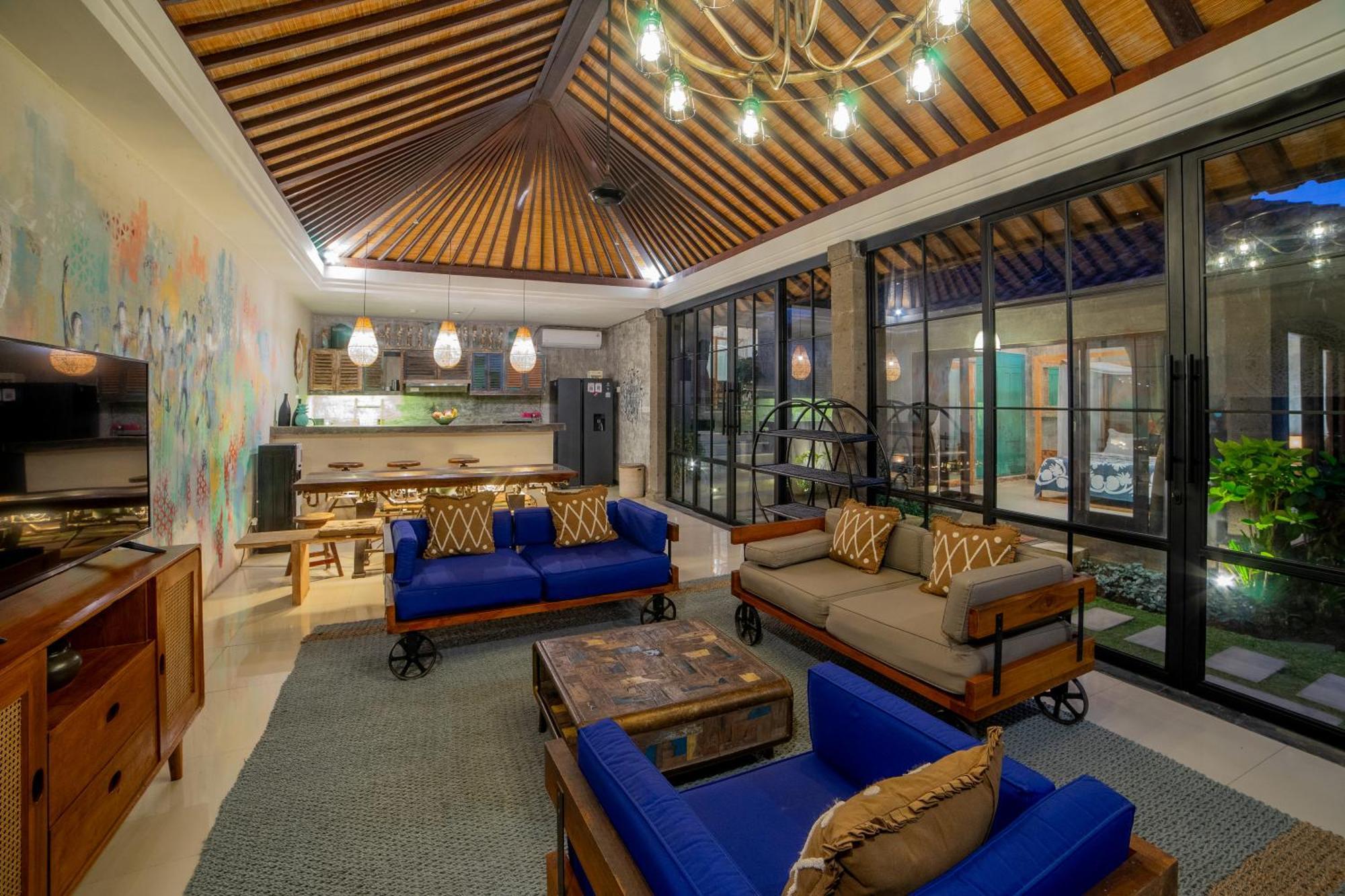 Villa Elysium Fields - Rustic Meets Industrial Chic Design Canggu Exterior foto