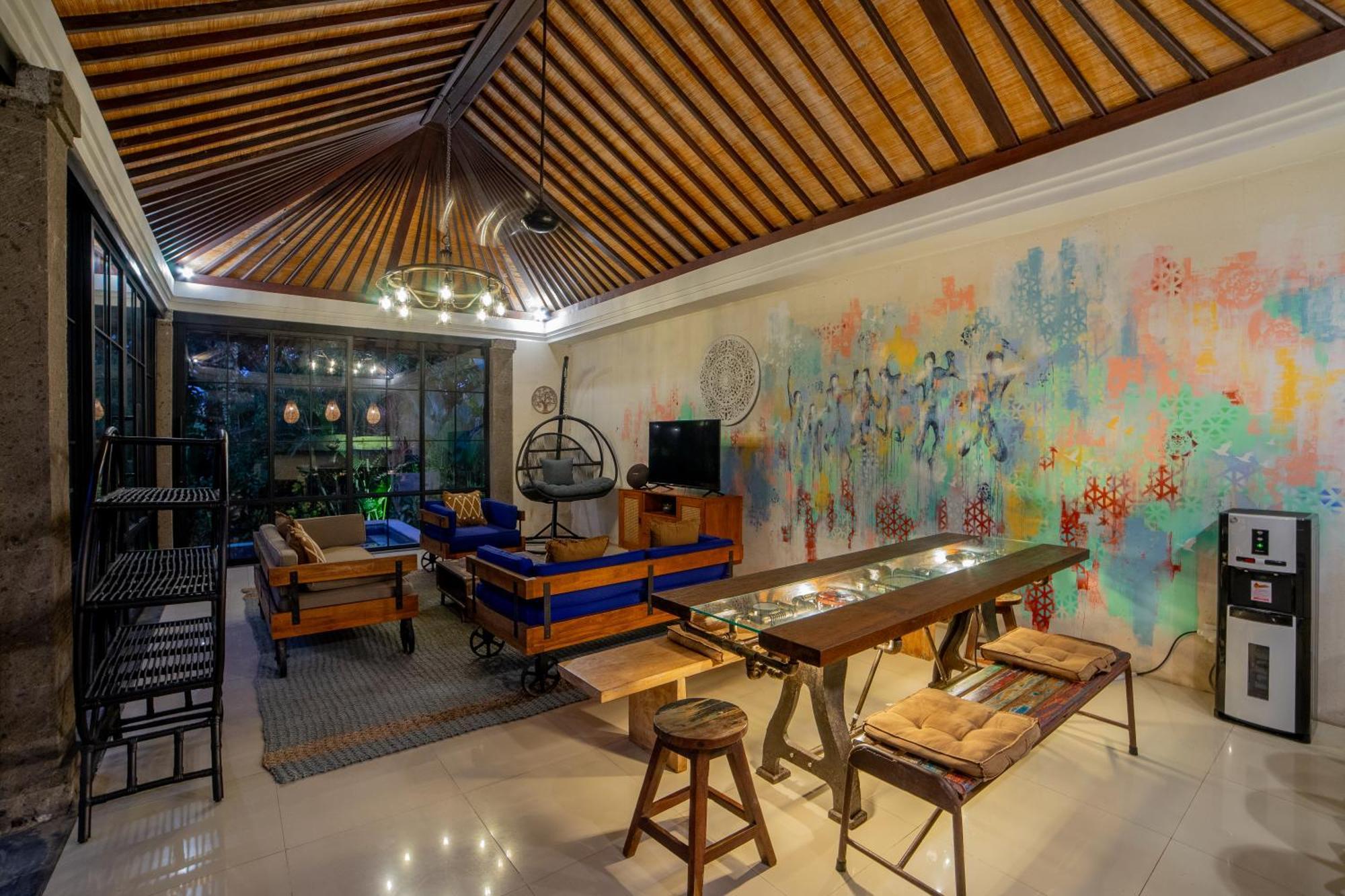 Villa Elysium Fields - Rustic Meets Industrial Chic Design Canggu Exterior foto